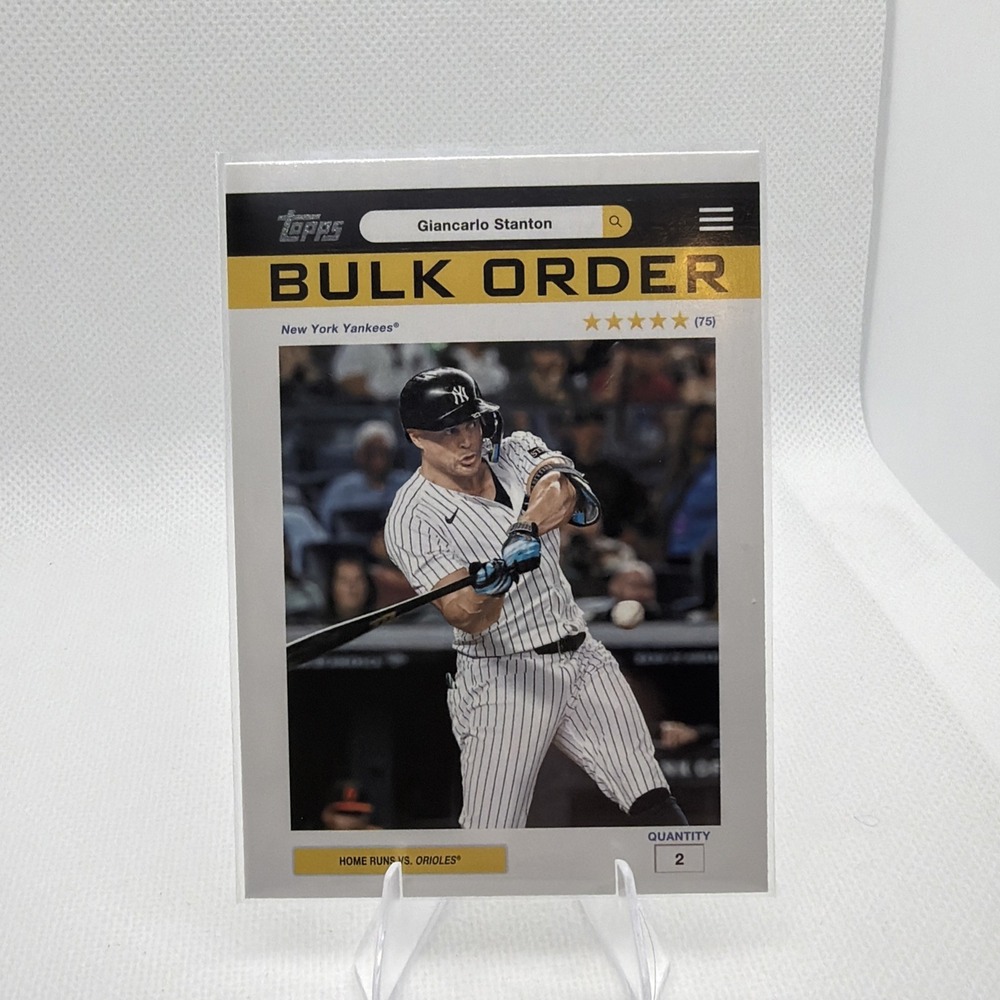 2026 Topps Series 2 Bulk Order Insert #BO-7 Giancarlo Stanton